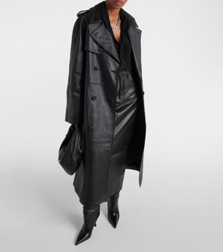 Leather Trench Coat