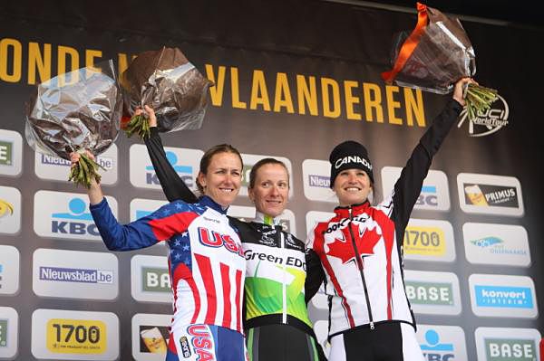 2012 Tour of Flanders podium