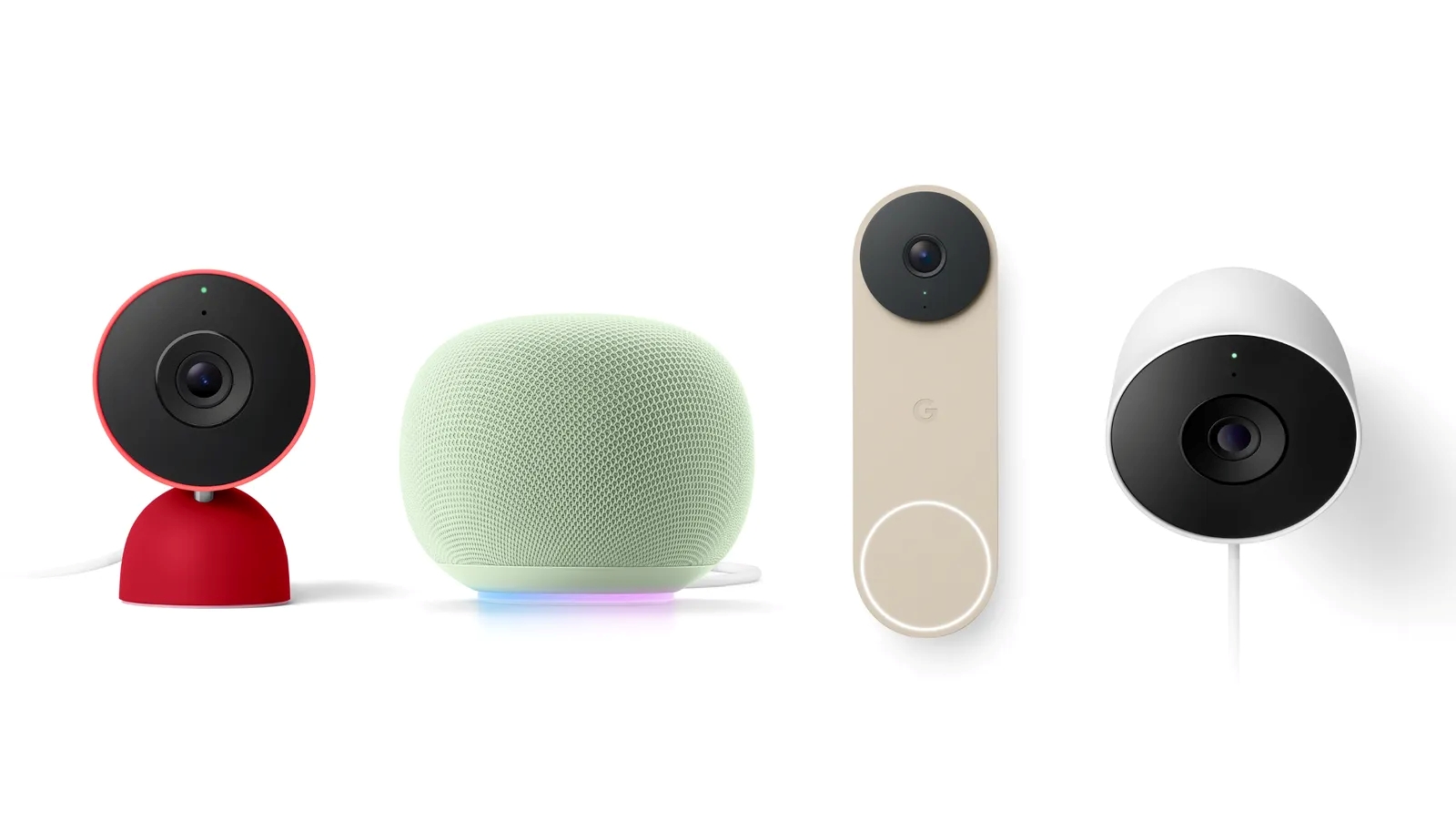 The updated Google Home hardware lineup for 2025/2026