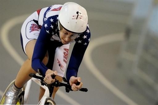 Sarah Hammer (United States of America) logged the fastest qualifying time in the individual pursuit.