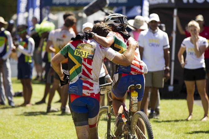 Duane &amp; Cherise Stander after taking second place in the mixed category