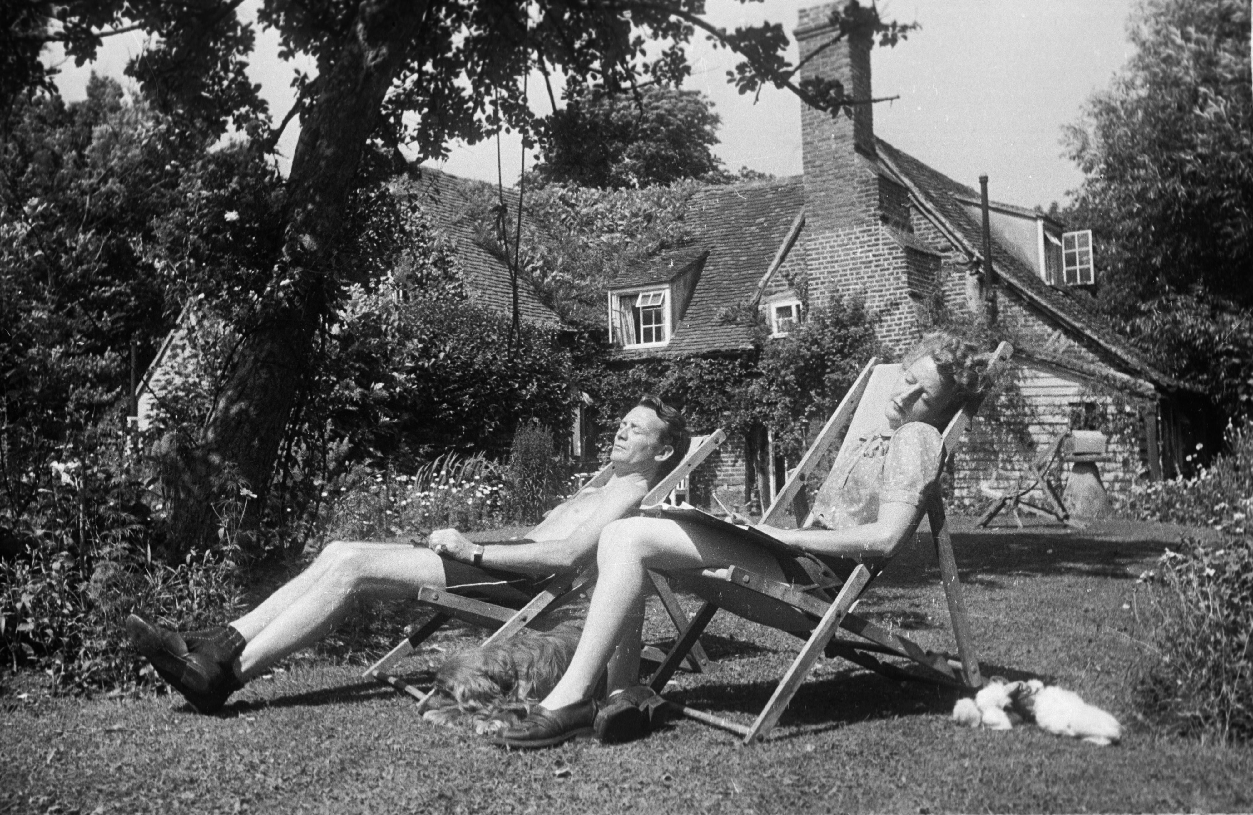 John Mills and family