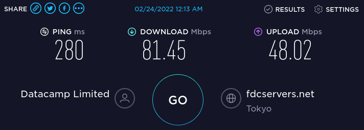Speedtest Japan