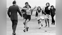 3FCB1J2 FILE - Released prisoner of war Lt. Col. Robert L. Stirm is greeted by his family at Travis Air Force Base in Fairfield, Calif., as he returns home from the Vietnam War, March 17, 1973. (AP Photo/Sal Veder, File)