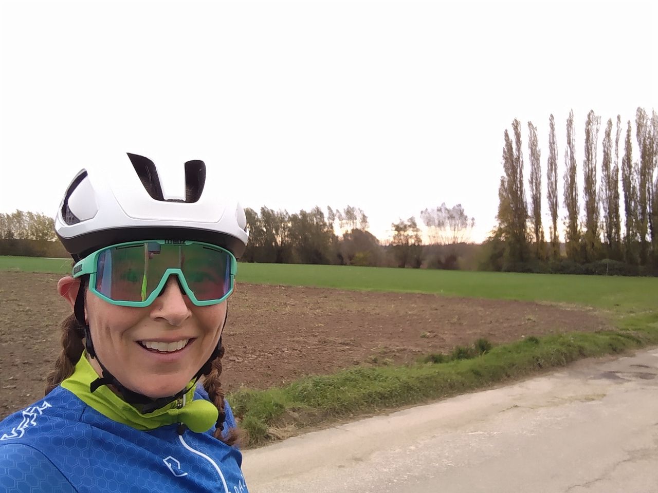 A selfie in the countryside