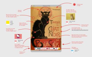 Click to see how designers could ruin the student-favourite poster, Chat Noir