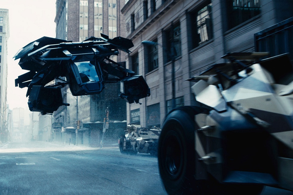 Flying Batmobile Dark Knight Rises