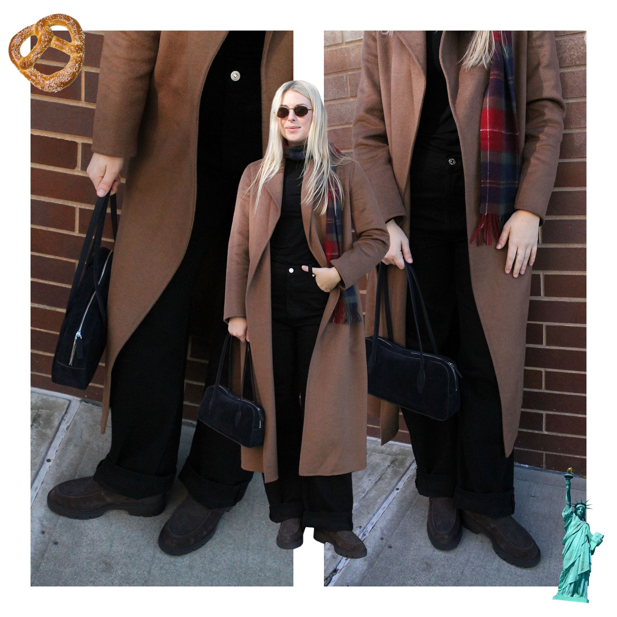 Collage of Winter Outfits FromReplica Store