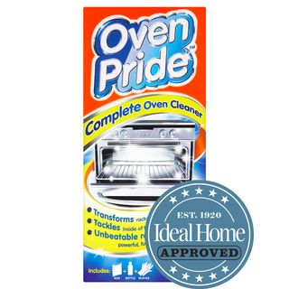 Oven pride oven cleaner with ideal home badge