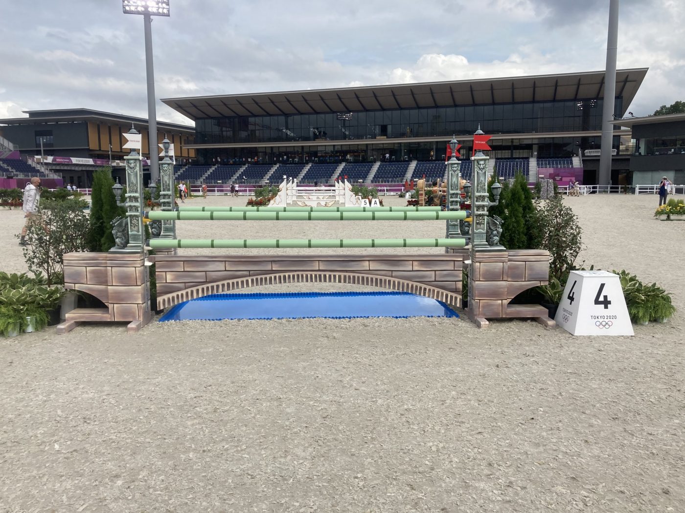 Olympic eventing showjumping