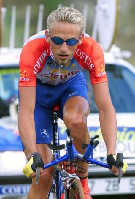 Franck Vandenbroucke in the stage 20 time trial at the 1999 Vuelta a Espa&ntilde;a