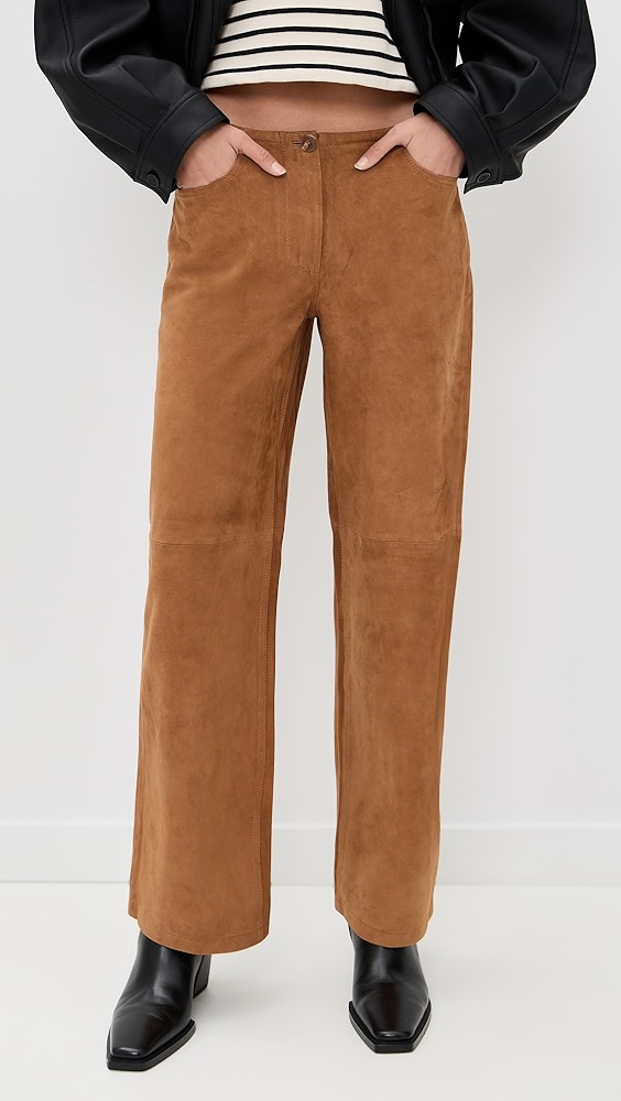 La Ligne Suede Jenny Pants