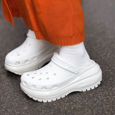 White crocs GettyImages-1695980330