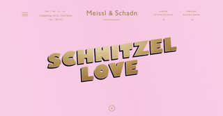 This Austrian restaurant shouts about its love of schnitzel