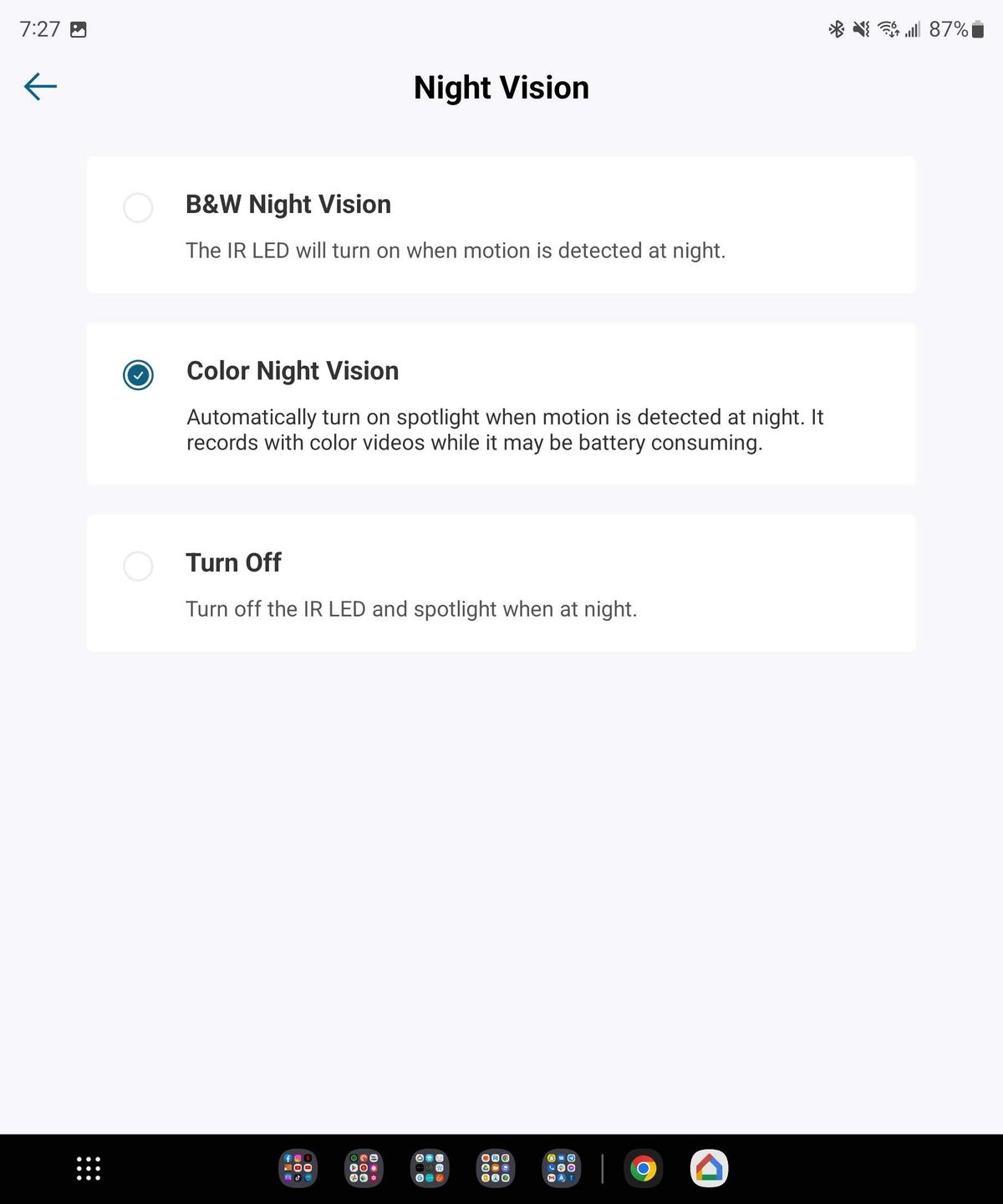 eufy Security app screenshots of SoloCam S40