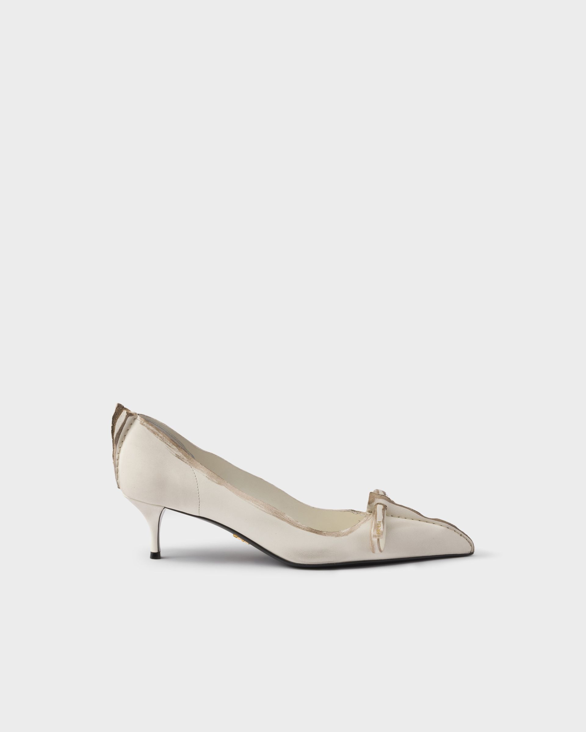 Antiqued Leather Pumps