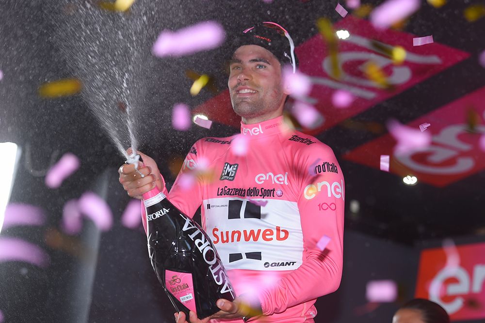 Tom Dumoulin (Team Sunweb) remains in pink at the Giro d'Italia