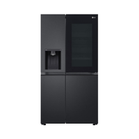 LG 635L Door-in-Door Side by Side Fridge (Matte Black Finish)