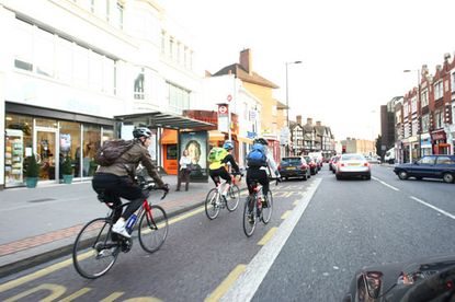 Cycling in an urban setting