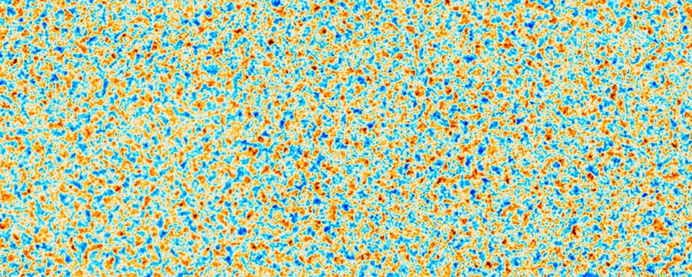 A portion of the Atacama Cosmology Telescope&#039;s new image of the cosmic microwave background