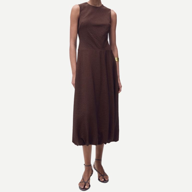 Image of brown dress