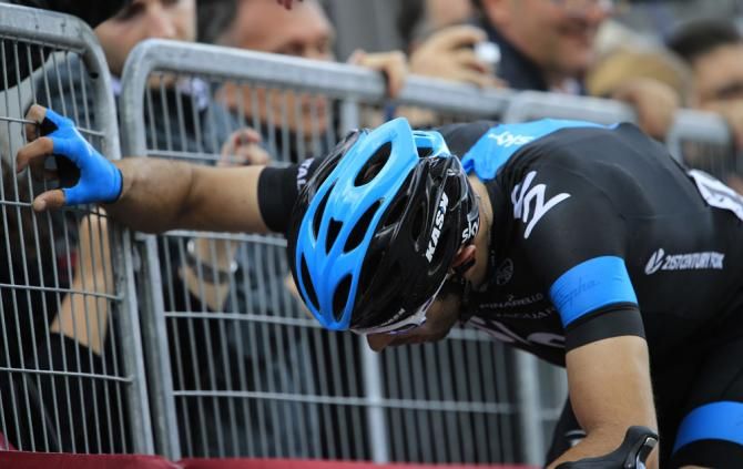 Dario Cataldo (Team Sky) missed out on the win