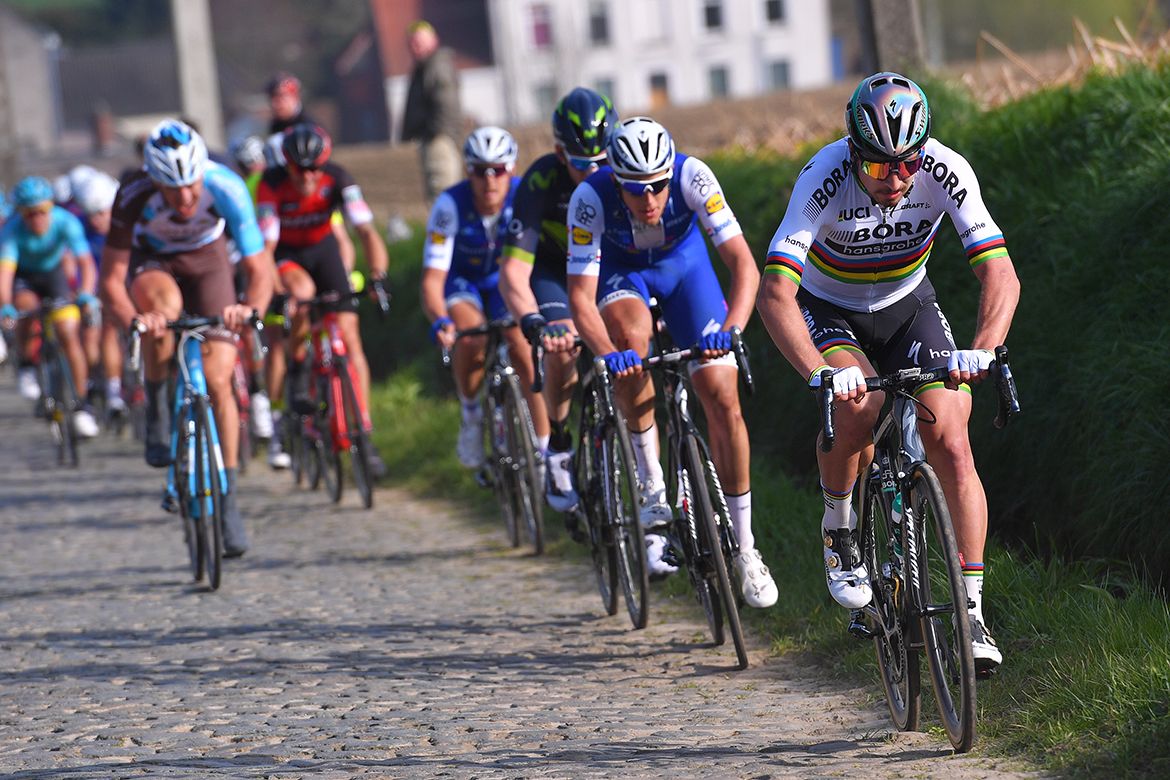 Peter Sagan (Bora-hansgrohe) found himself heavily marked