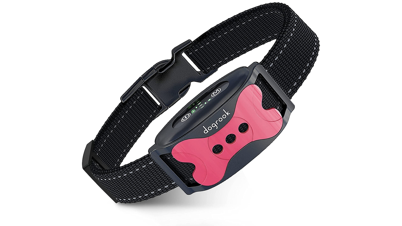 Dogrook anti-bark collar