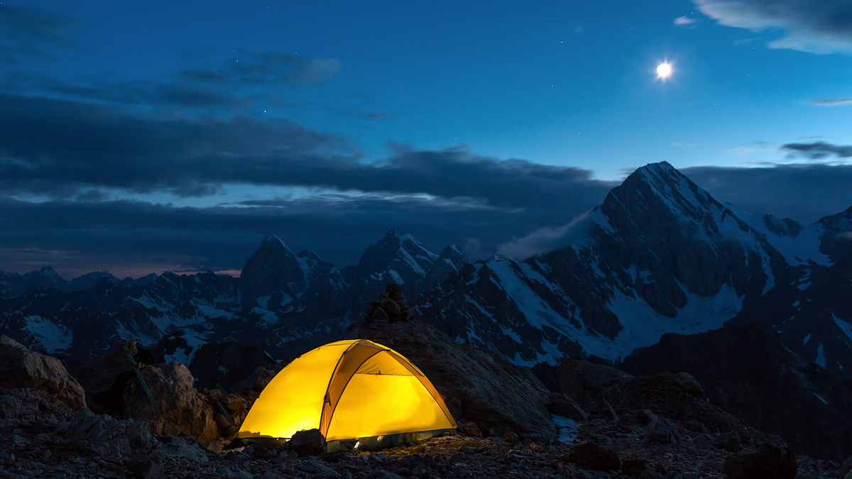 Tent at altitude