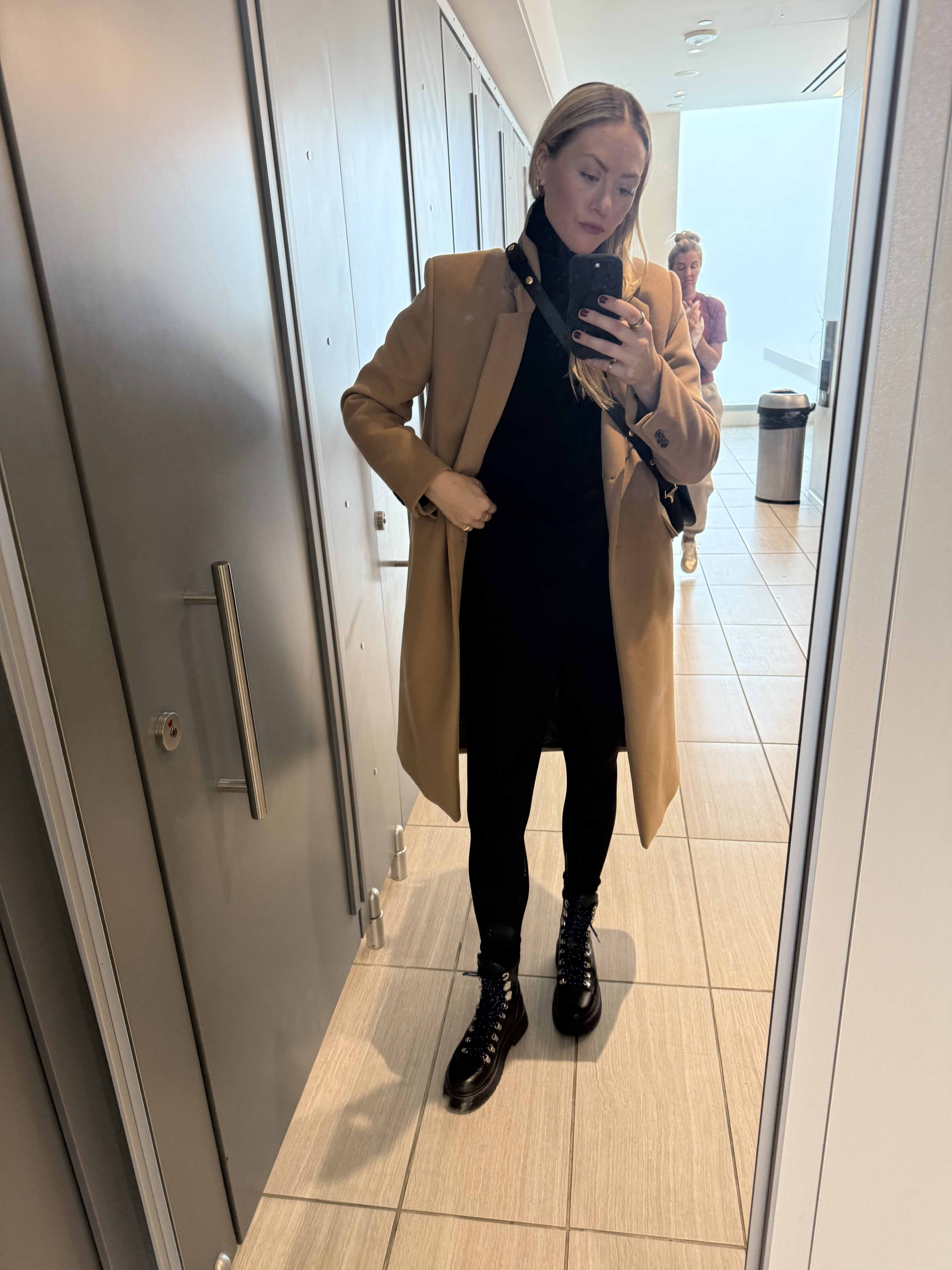 Brooke Ely Danielson in flight outfits