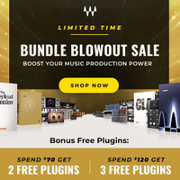 Waves plugins: Save up to 93% on top bundles