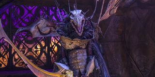 the dark crystal age of resistance netflix skeksis with giant blade