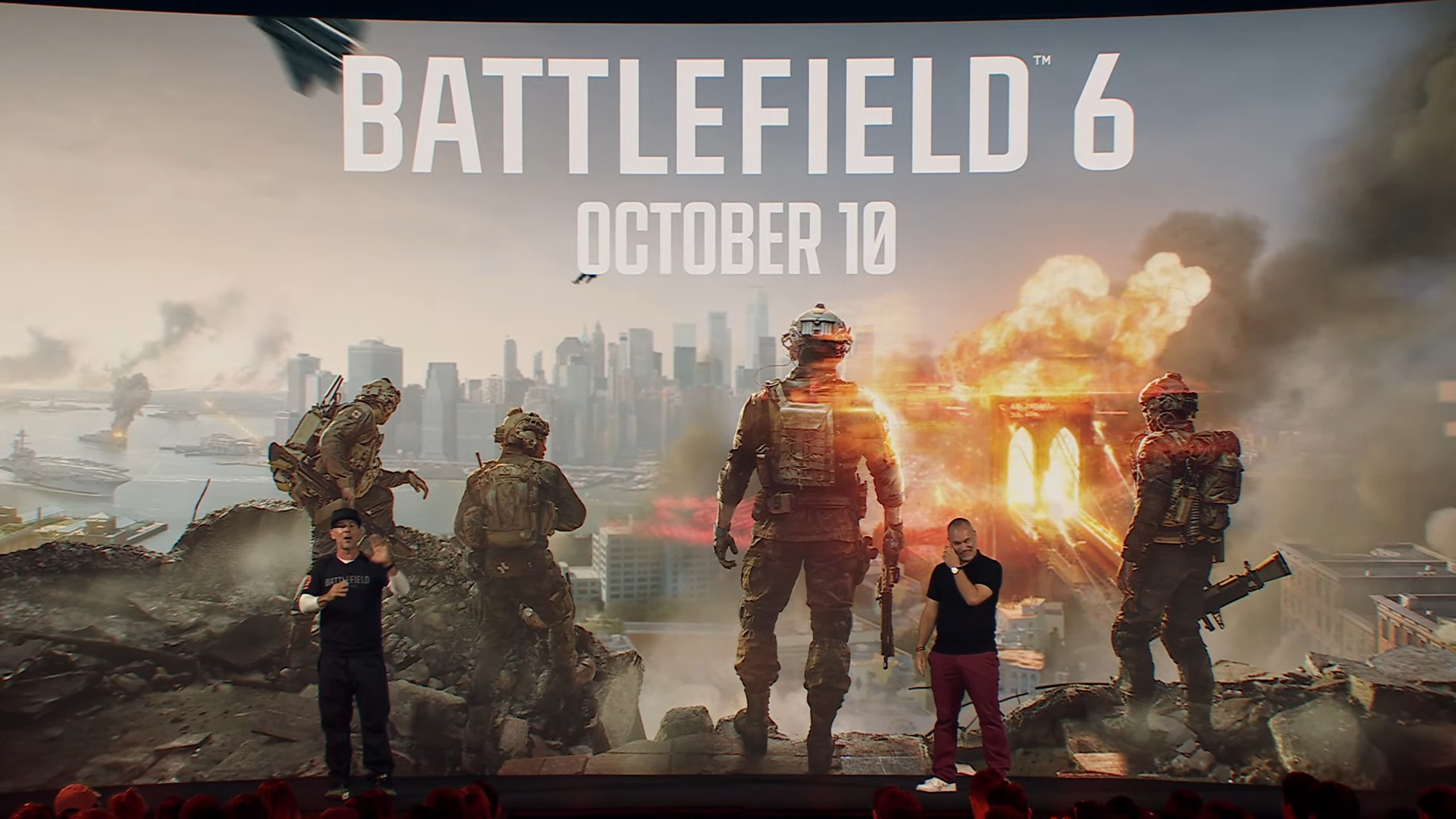 Screenshot from the Battlefield 6 multiplayer reveal