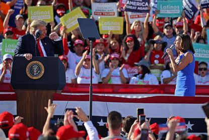 Donald Trump and Martha McSally.