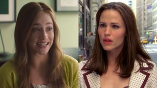 From left to right: Lili Reinhart in The Love Hypothesis and Jennifer Garner in 13 Going on 30.