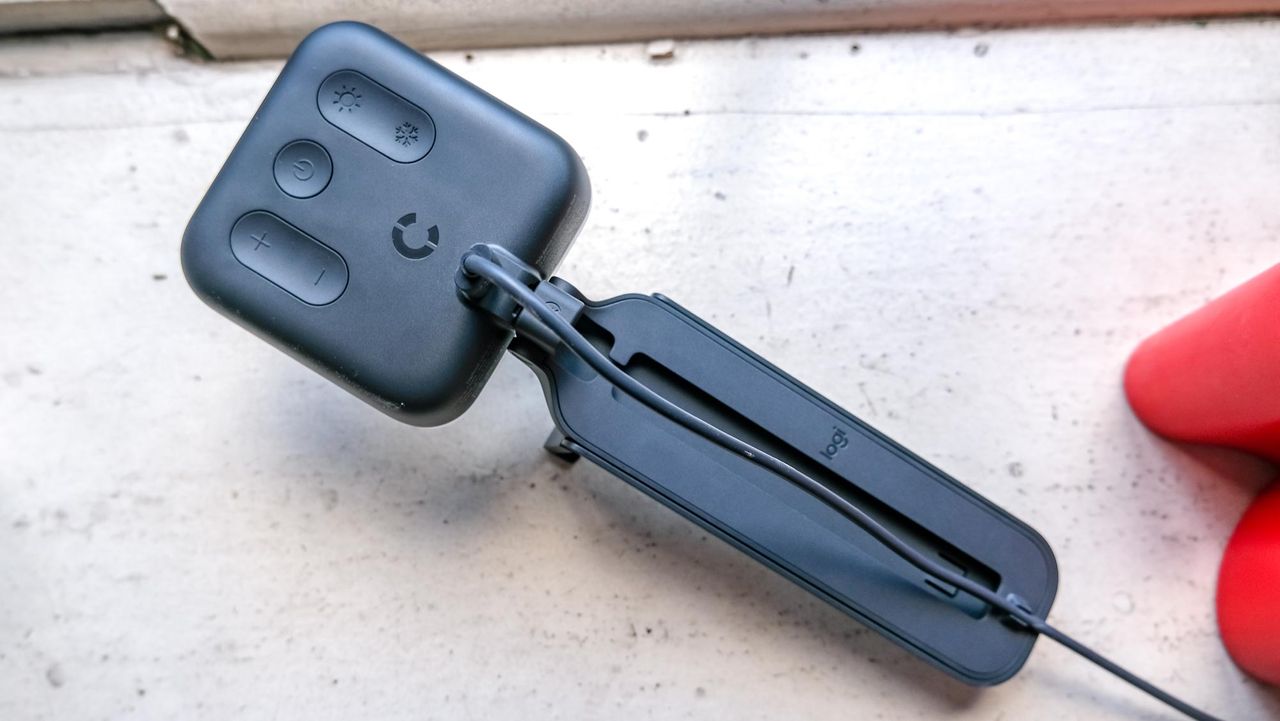 Logitech Litra Glow from the back