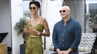 Judges Kristen Kish and Tom Collicchio in Top Chef Season 21