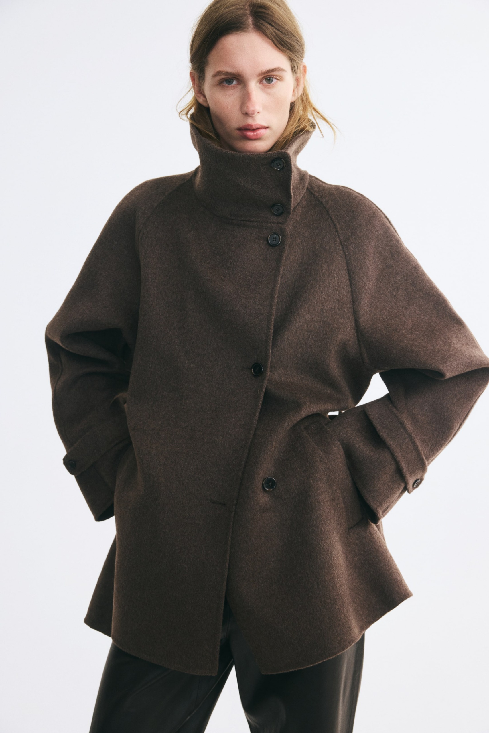 Handmade Wool-Blend Coat