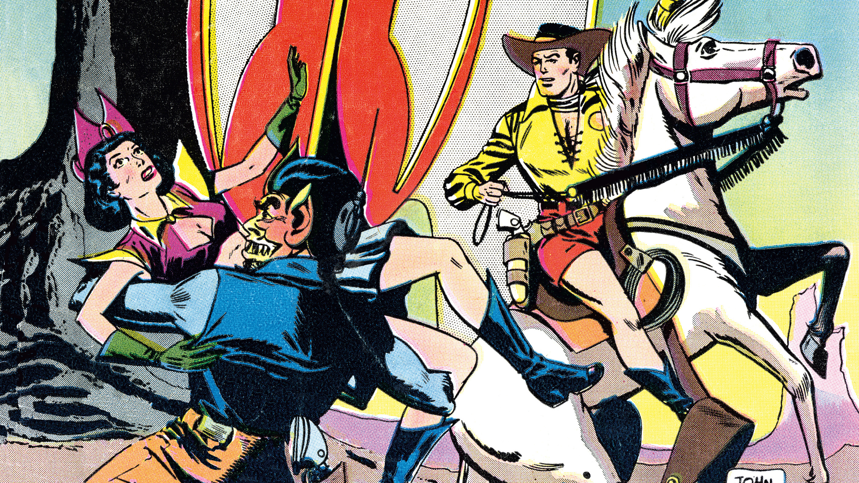 Space Western Comics es un extraño sueño febril de los años 50 sobre un vaquero que lucha contra extraterrestres