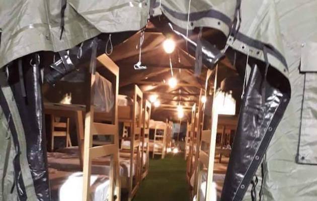 WEG Tryon grooms tents