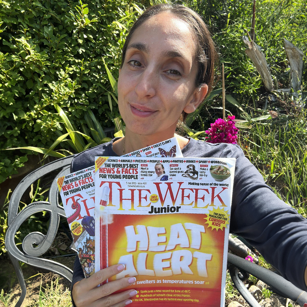 Jemma Solomon with The Week Junior