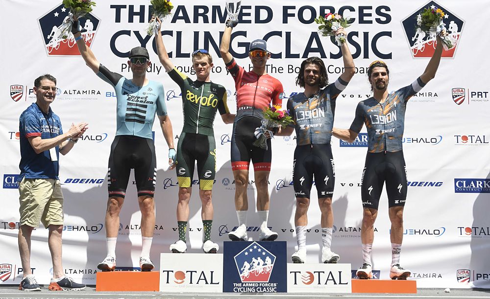 Men's podium at Crystal City Cup