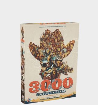 3000 Scoundrels box on a plain background