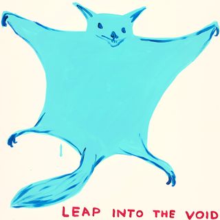 David Shrigley - Leap Into The Void, Jealous Gallery