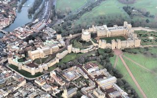 Aerial photo of Windsor Castle