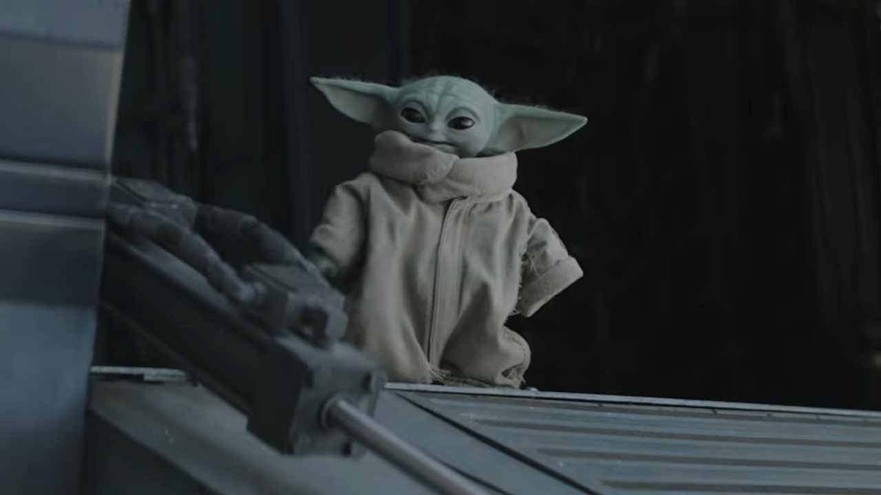 Grogu is shown in the trailer for The Mandalorian and Grogu.