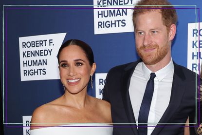 Prince Harry and Meghan Markle on red carpet