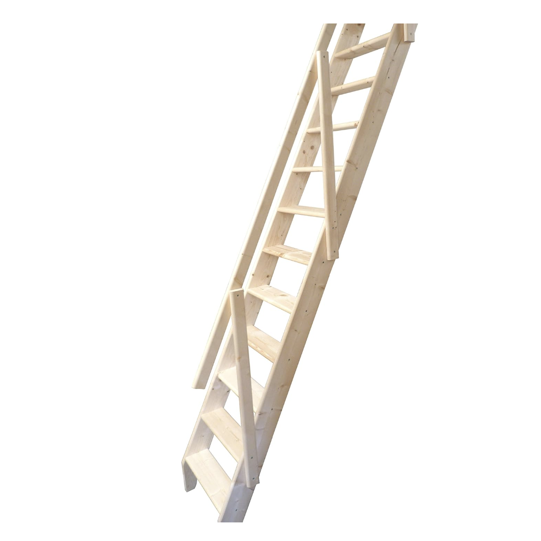 Dolle Arundel Wooden Space Saver Staircase Kit (loft Stair) - Suitable for a Floor Height Up to 2980mm