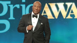 Byron Allen on stage ahead of A Merry Soulful Christmas
