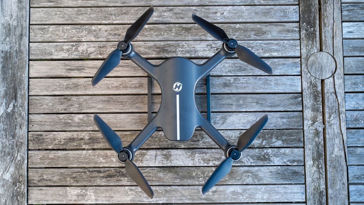 Holy Stone HS700E_top down view of drone